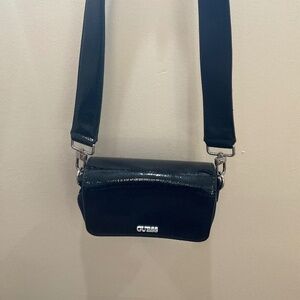 Guess shinny small bag black
